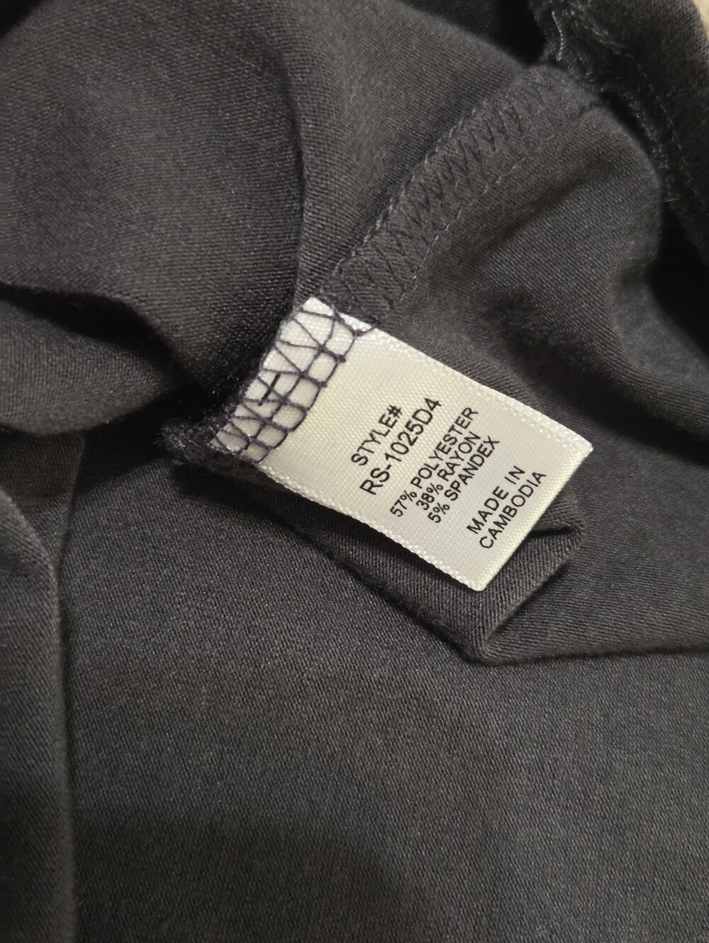 Classic Charcoal Grey Zenana V-Neck Short Sleeve Maxi Dress--Small - Picture 6 of 8